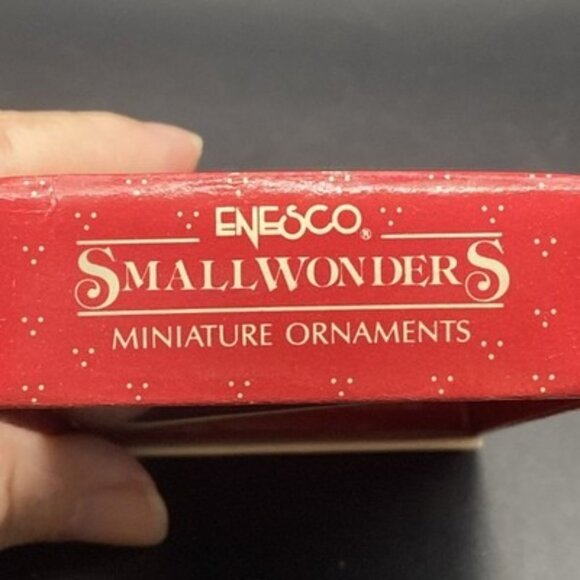 Enesco Merry Marchers Ornament Soldier Train 1989 Small Wonders w/Box Vintage - Picture 4 of 7